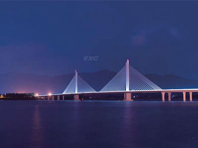 LED Landschaft Beleuchtung Fuyang Brücke im Freien, Hangzhou