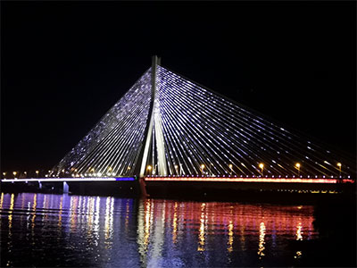 Light Project Of Songpu Bridge, Harbin