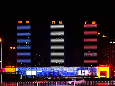 Beleuchtungsprojekt der Shenyang Olympic Wanda Plaza