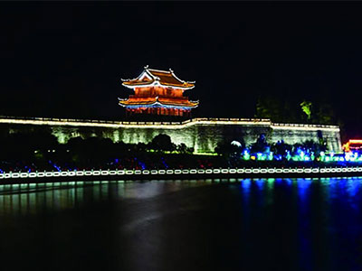Außenbeleuchtung Design von Chibi Ancient City, Hubei