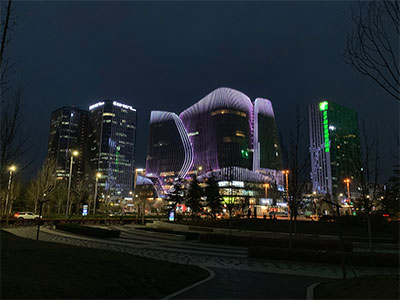 Das Nachtlichtprojekt von Zhengzhou Juwai · Tag Mall Complex