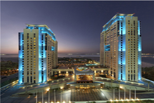 2014.2 Dubai, VAE.Five Star Habtoor Grand Luxury Hotel